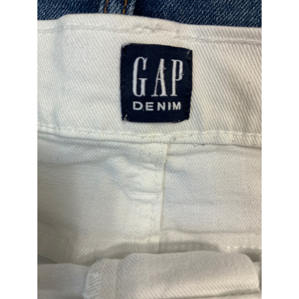 Gap Denim Womens White 5 Inch Shorts Size 29 Mid Rise Stretch Jean Shorts - Picture 5 of 9